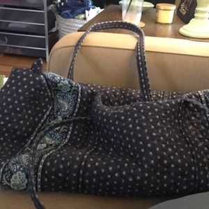 Large blue Vera tote
